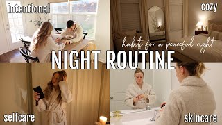 MY NIGHT ROUTINE! peaceful & cozy night through healthy habits