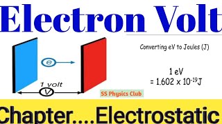 Electron Volt. The unit of electrical energy . 2nd year Physics. Chapter no 11 Electrostatic.