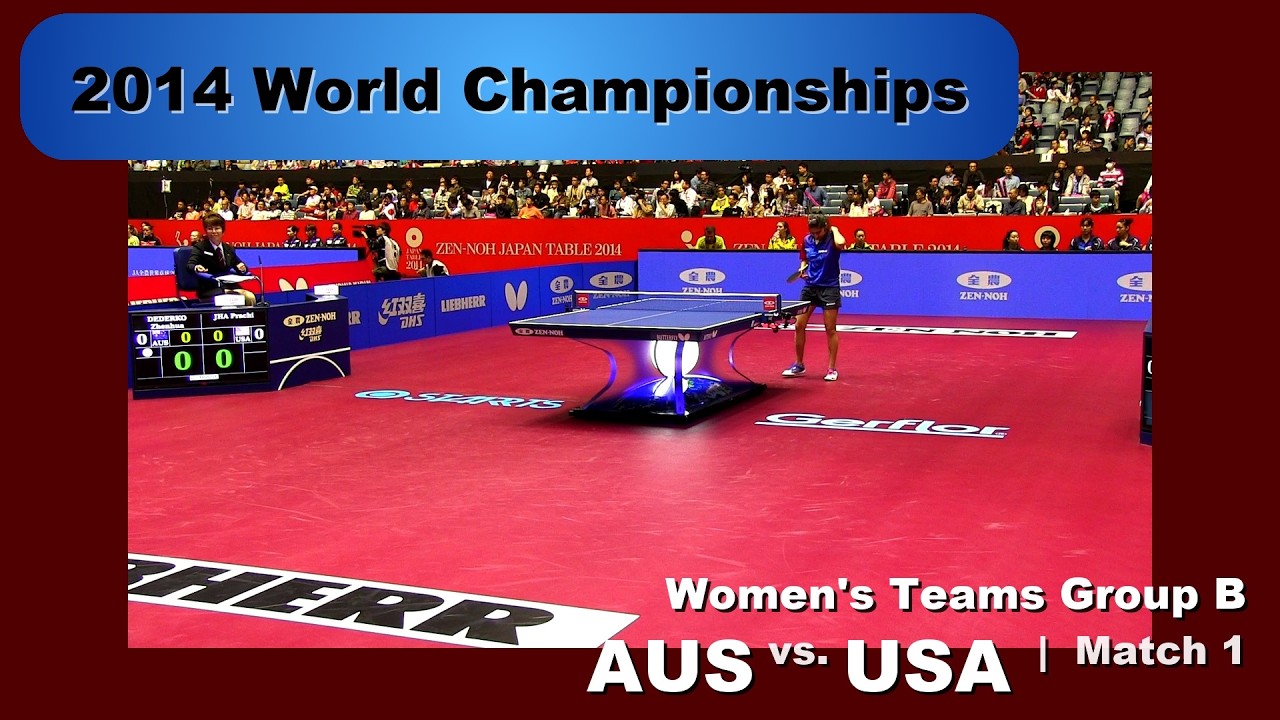 2014 WTTC Women's Team - Group B: AUS - USA Match 1: Zhenhua Dederenko v Prachi Jha