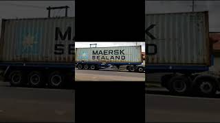 truk trailer Maersk sealand shorts bus Truk mobil motor viral youtube trending subscribe