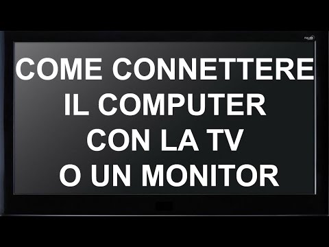 Video: TV Al Posto Di Un Monitor: Come Collegarsi A Un Computer? Posso Usare Una TV Invece Di Un Monitor? Pro E Contro