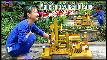 🎁[ TIỂU CẢNH ]Mang Tiểu Cảnh Guồng Nước Sang Tặng Bring miniature scenery of waterwheel to your love