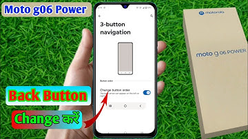 moto g06 power back button settings, moto g06 power side button setting