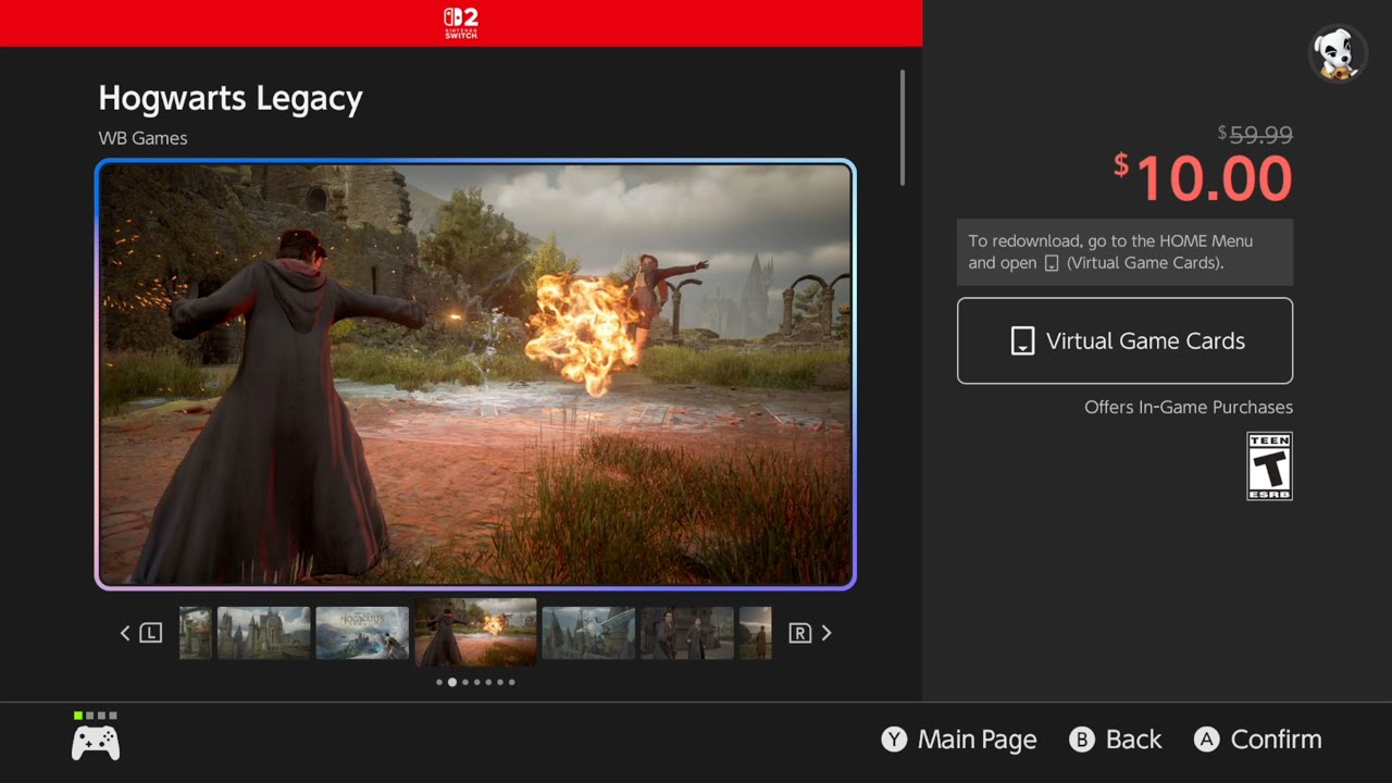 How to get Hogwarts Legacy on Nintendo Switch 2 for $10 or $21.99