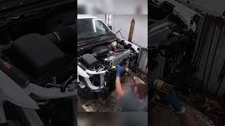 Wrecked Ram 1500 Rebel Rebuild Radiator Support #ram #ramrebel