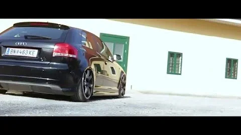 Bagged Audi S3 8P on Enkei