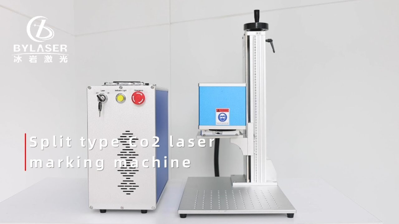 BY Laser- C02 LASER MARKING MACHINE - YouTube