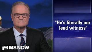 Lawrence: Trump is the 'lead witness' for media companies suing over his White House ban