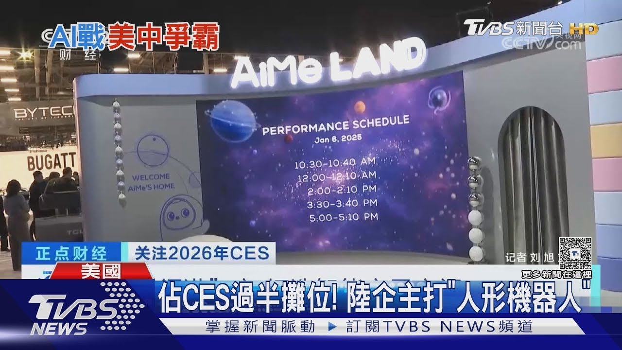 21/38! 陸製人形機器人攻佔CES 美國業者主攻「高階醫療」｜TVBS新聞
