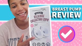 Legendary Milk Collection Cup | Review \u0026 tutorial 🐄 ✅️ #breastfeeding #breastpump #breastmilksupply 