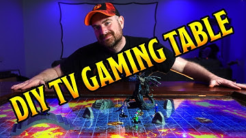 How To Build A DIY TV Gaming Table