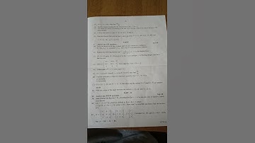 2nd PUC mathematics midterm question paper 2024