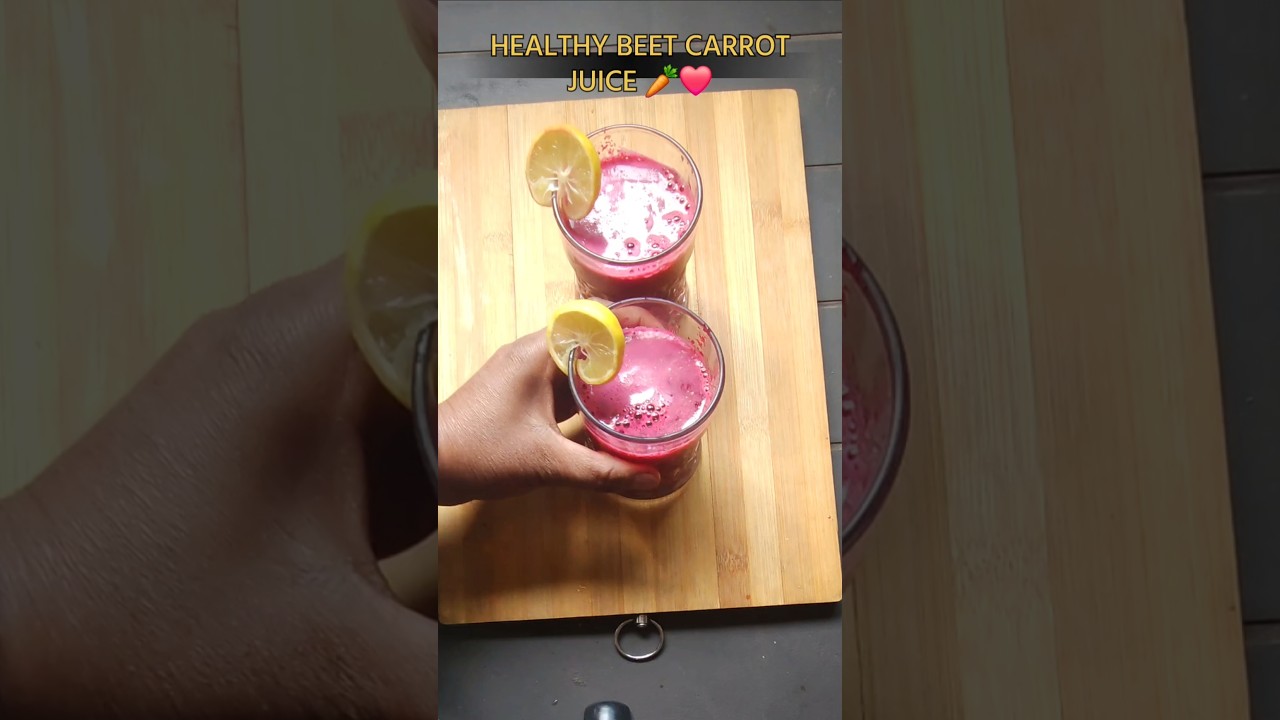 HEALTHY BEET CARROT JUICE 🥕❤️|TRY IT TODAY 💪