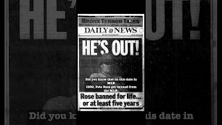 OTD #542 - 08.24.1989 - Pete Rose Gets Banned From MLB - On This Date In MLB #otdmlb #mlbshorts