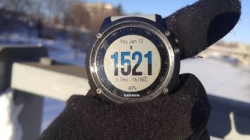 Garmin Fenix 3 : Hiking Data Field