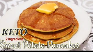 KETO SWEET POTATO PANCAKES || 2 Ingredients only | Mrs L.V.C Kitchen