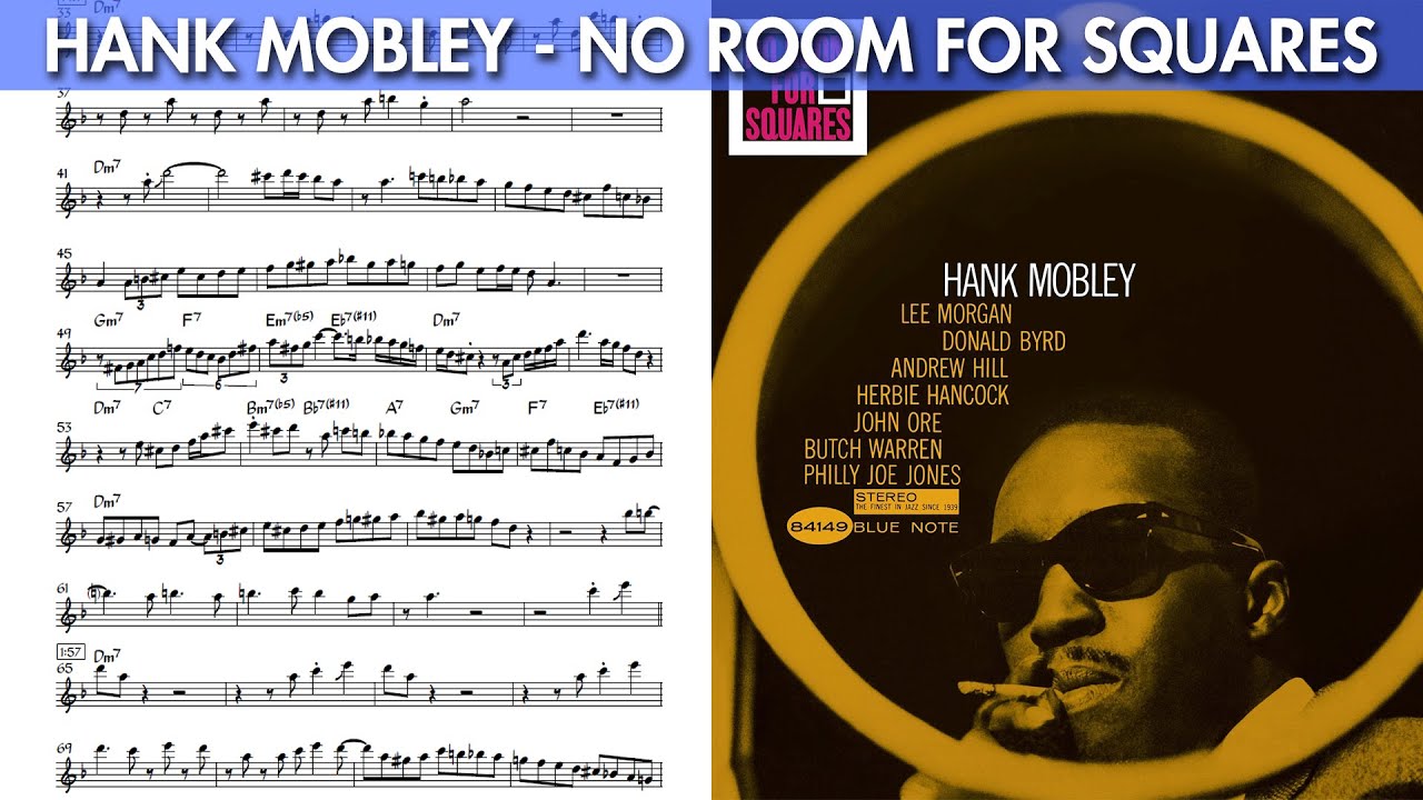 HANK MOBLEY &frasl; NO ROOM FOR SQUARES &frasl; BLUE NOTE RECORDS &frasl; CAPITAL