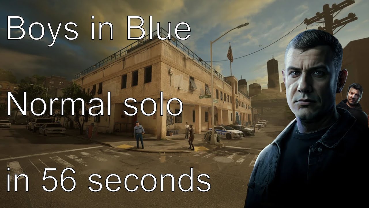 Payday 3 Boys in Blue Normal solo in 56 seconds