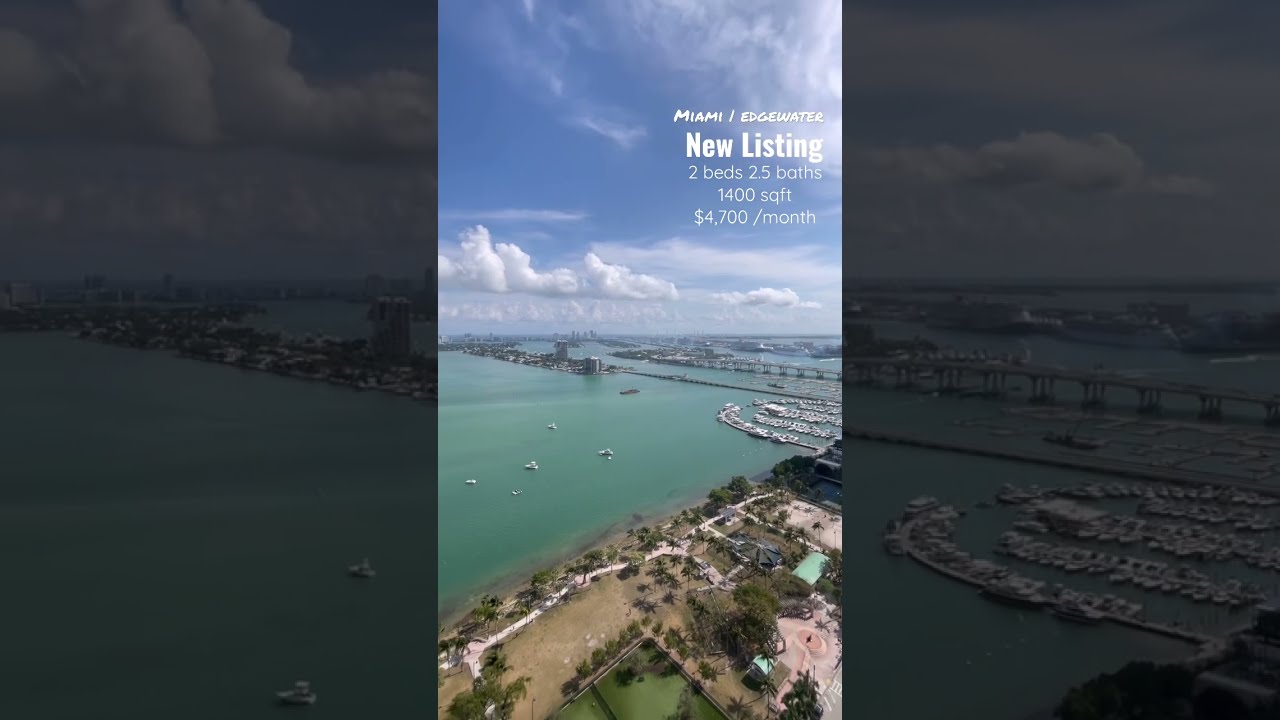 Waterfront Miami Condos For Rent | Miami Apartments under $5000 per month 🌴