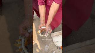 Wheel Bearings Grease Skills #grease #wheels #shorts #howto