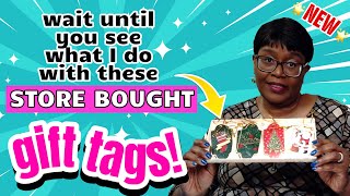 YOU’RE GONNA LOVE THIS!  CRAFTING WITH CHRISTMAS GIFT TAGS!  Easy Box Making Too!
