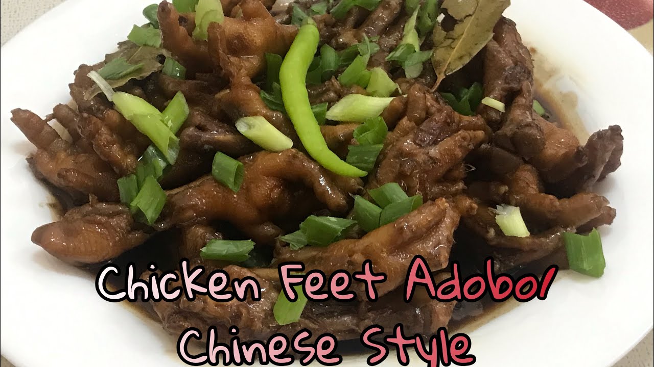Chicken Feet Adobo(Chinese Style)vlog 27 YouTube