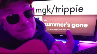 summer&#39;s gone - mgk, Trippie Redd Guitar Tutorial (Beginner Lesson!)