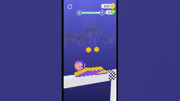 Gameplay top mobile games Relaxing n satisfying game iOS/ANDROID Hopping Heads  #shorts Level 8