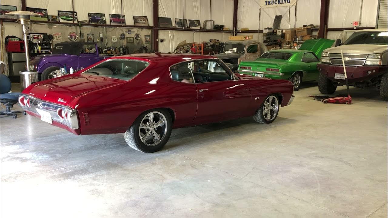 72 chevelle cold start with voodoo cam and lopey idle YouTube