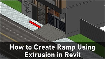 How to Create Ramp Using Extrusion in Revit