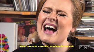 Adele - Rolling in the Deep (Live) Tiny Desk Concert - LEGENDADO PT/BR