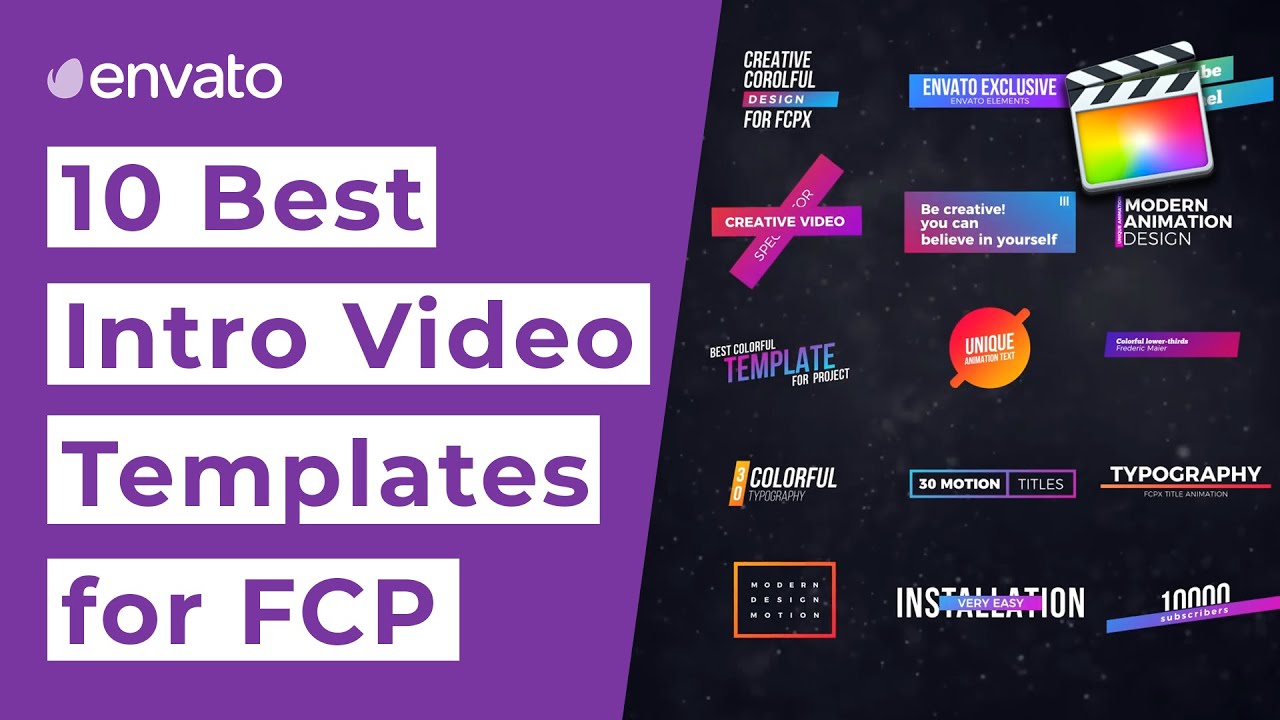 10 Best Intro Video Templates For Final Cut Pro 2020 Youtube