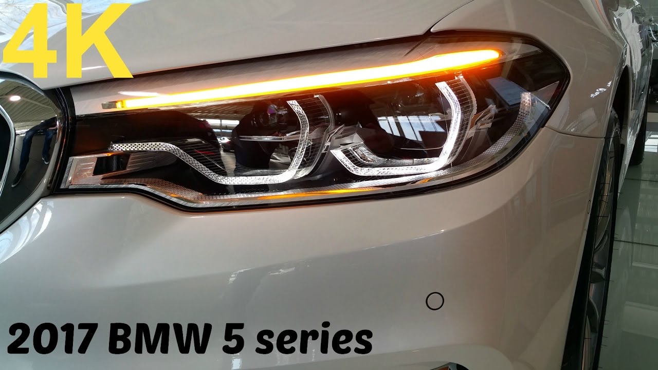2017 BMW 5er G30 - Adaptive LED-Scheinwerfer [4K] 