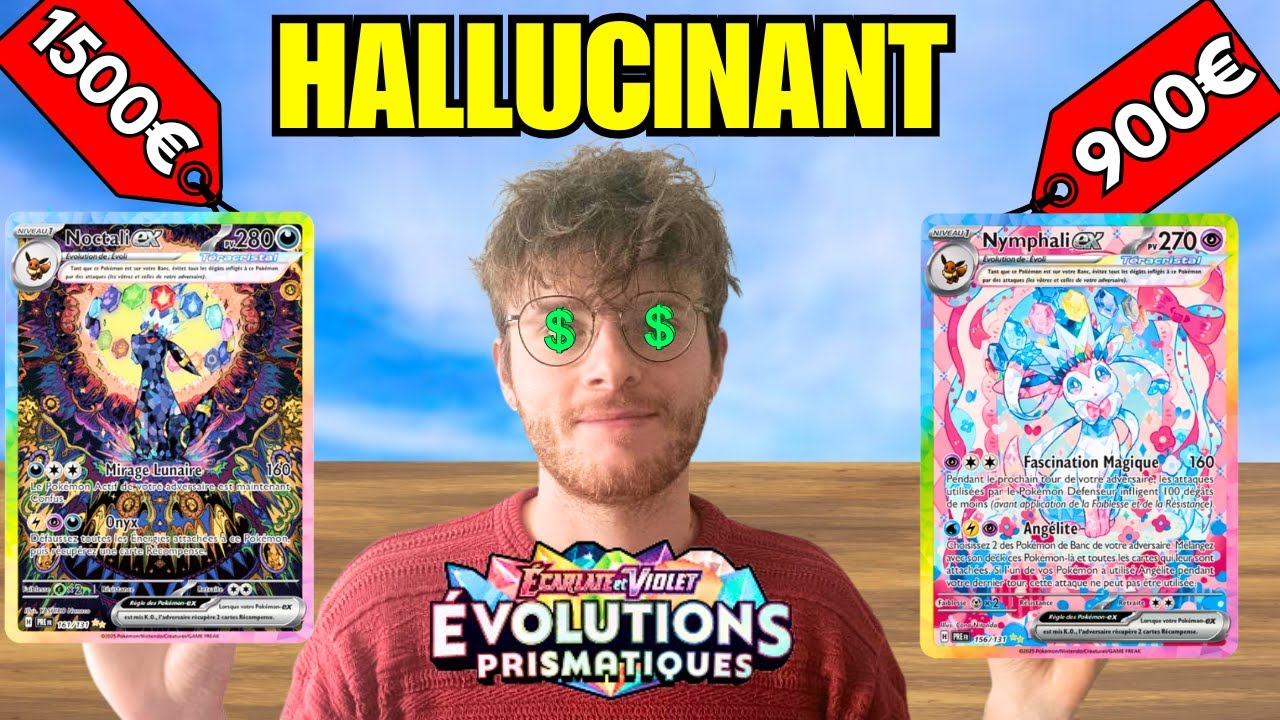 LES PRIX TOTALEMENT DELIRANT DES CARTES EV8.5 EVOLUTIONS PRISMATIQUES : DU JAMAIS VU !