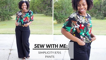 SEW WITH ME: SIMPLICITY 8701