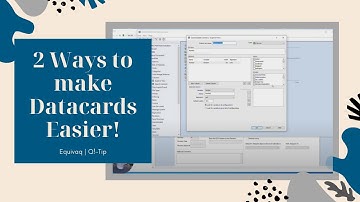 Q! Tip™ - 2 ways to make your Datacard Data a LOT easier for users in SOLIDWORKS PDM