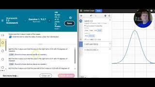 Using Desms to Find Critical T Values