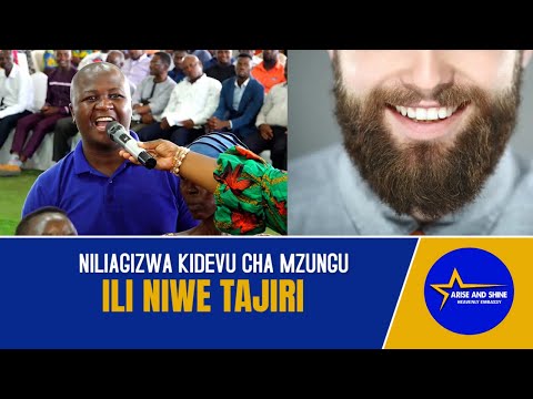 MGANGA ALINIAGIZA KIDEVU CHA MZUNGU