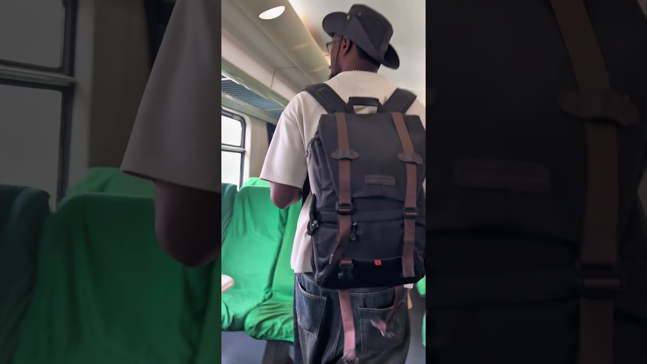 I took the train from Lagos to Ibadan for the first 