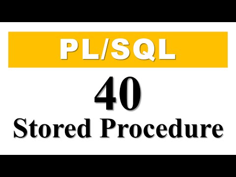 PL/SQL tutorial 40 : Introduction to PL/SQL Stored Procedure in Oracle Database By Manish Sharma