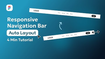 Responsive Navigation Bar in Figma | Auto Layout