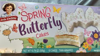 Taste testing: Little Debbie spring butterfly cake's 
