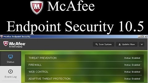 McAfee Endpoint Security 10 5
