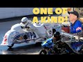 MOST UNIQUE TOP FUEL NITRO MOTORCYCLE EXPLAINED! 3 VALVE HEAD, PARACHUTE and 1 PIECE DRAG BIKE BODY!