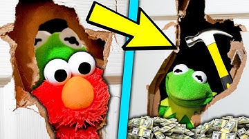 Kermit The Frog and Elmo