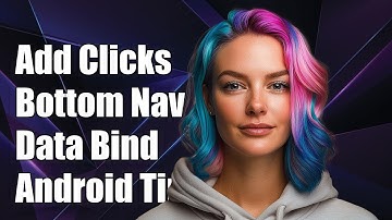 How to Add Click Listener to BottomNavigationView with Data Binding in Android