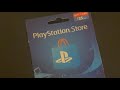 PlayStation gift card update