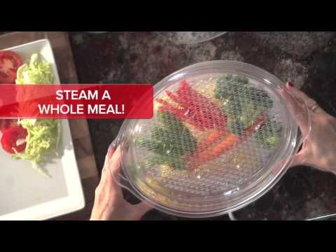 Gourmia GFS300 SteamTower300 Electronic Vegetable and Food Steamer