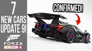 Forza Horizon 4 - All 7 New Cars From Update 9