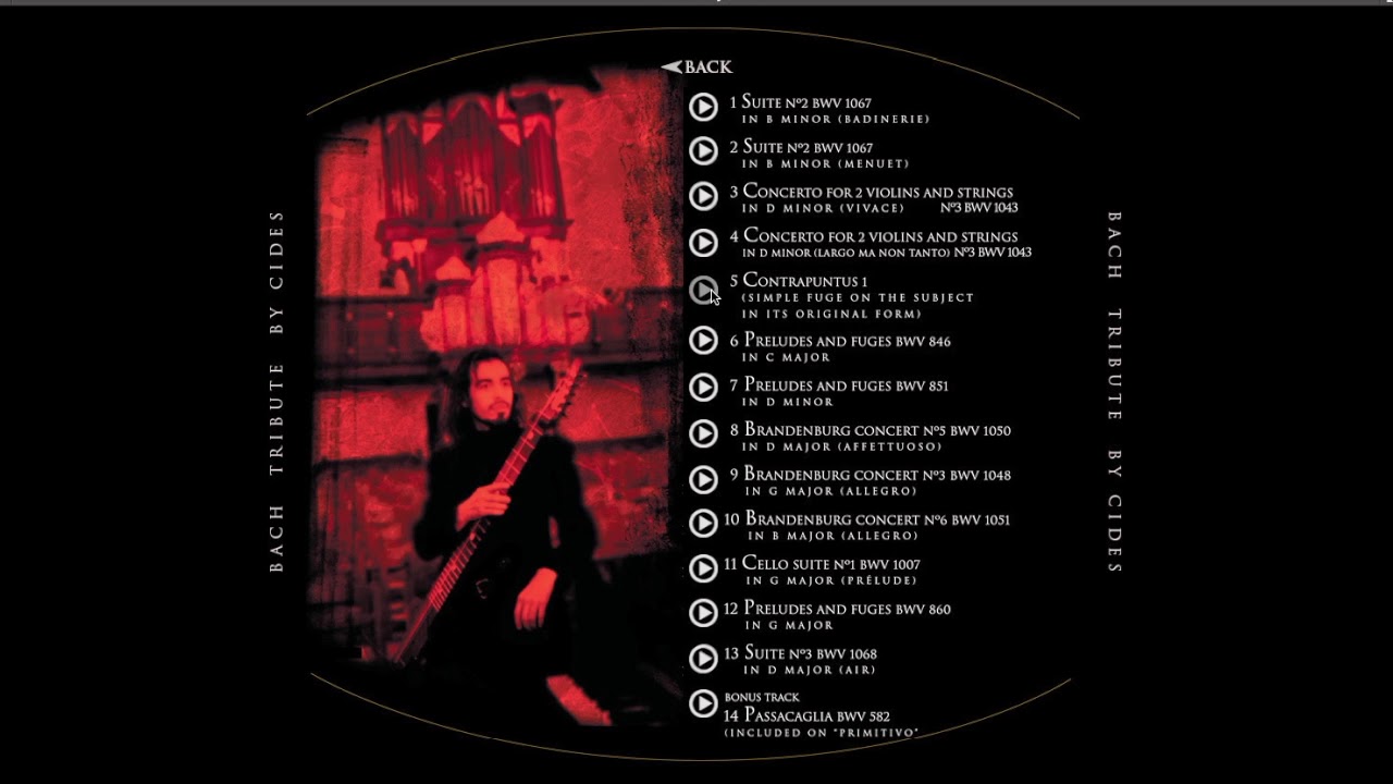 The Bach Tribute on Stick, by Guillermo Cides
